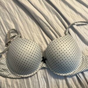 Victoria's Secret Black and White Polka Dot Bra